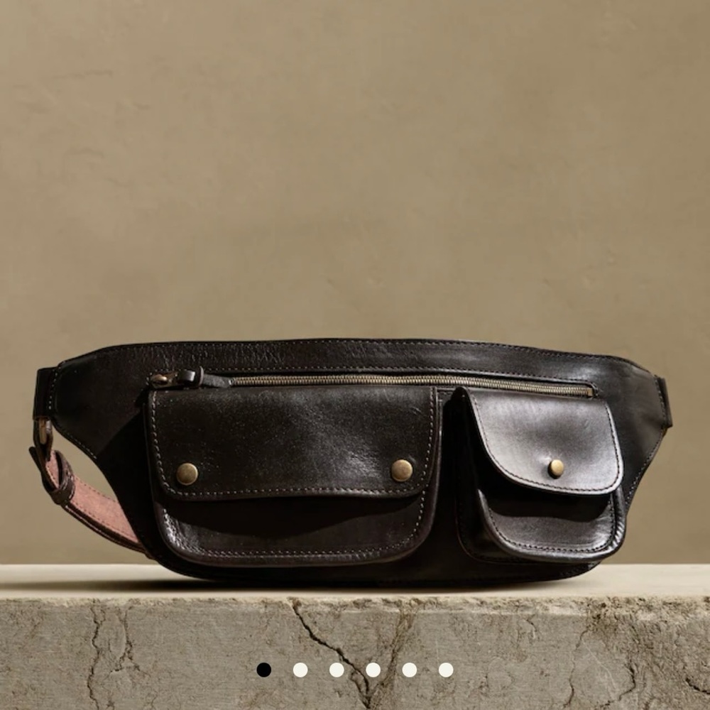 Banana Republic Morocco Leather Belt Bag NWT